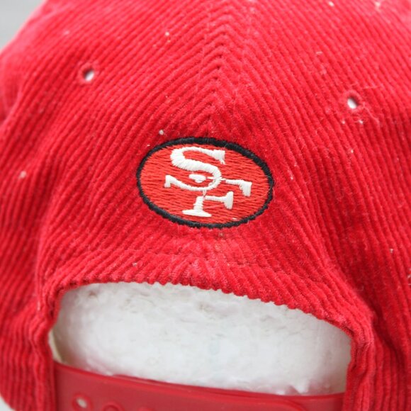 San Francisco 49ers Hat (VTG) - Helmet Graphic Corduroy Classic - Adult Snapback - Picture 6 of 9